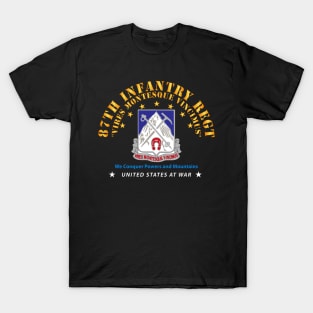 87th Infantry Regt - We Conquer wo DS T-Shirt